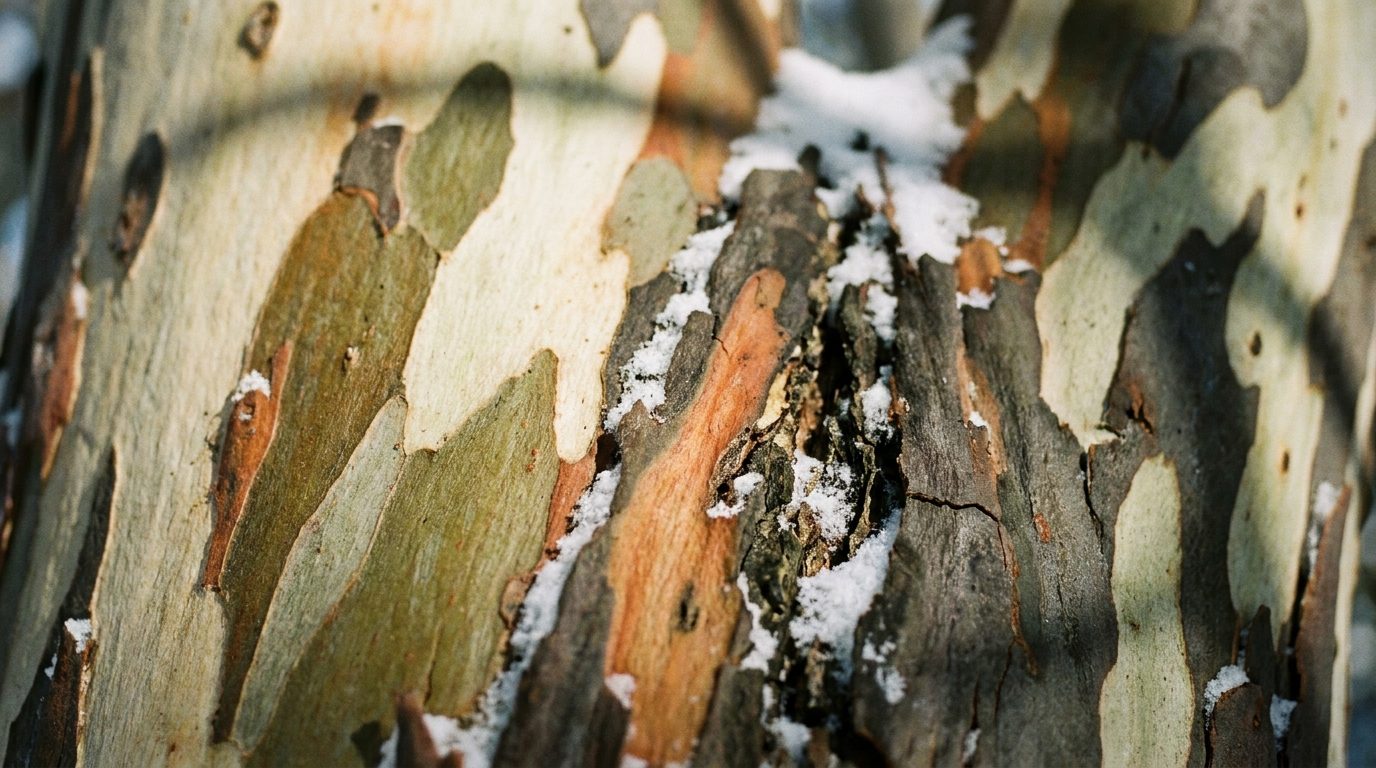 Australian snow gum bark